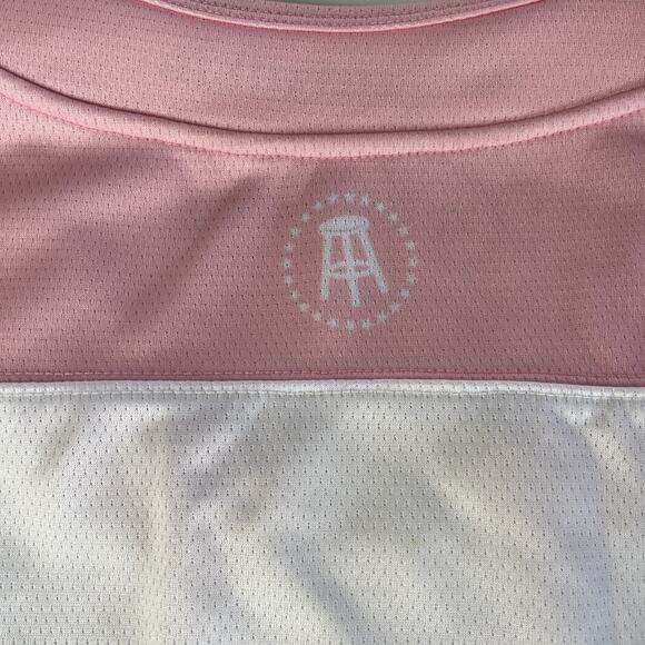 Barstool Sports Men League Sweaters Pink Whitneys Hockey Jersey Adult Sz XL Rare - Picture 15 of 16